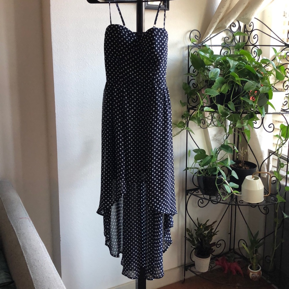 Forever 21 High low polka dot dress